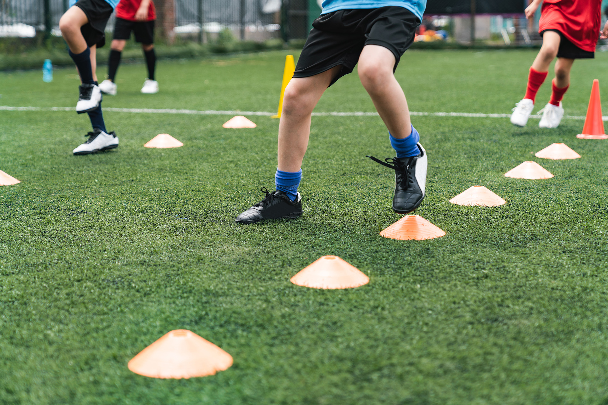 Lower Third Boys Soccer Team Running Drills